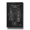 thumbnail image 1 of Epic Graffiti 'Corkscrew Blueprint Patent Chalkboard' Canvas Wall Art, 26"x40", 1 of 3