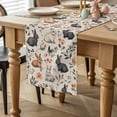 thumbnail image 2 of Easter Rabbit Table Runner 48 Inches Long for Kitchen Dining, Retro Pastoral Bunny Flower Watercolor Dresser Scarf Farmhouse, Dining Table Decorations for Wedding/Parties, 13 x 48 In, 2 of 8