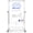 White-32"W x 48"H, variant on Double-sided Magnetic Dry Erase Rolling Whiteboard 28"W x 40"H White For Office Classroom Home