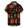 thumbnail image 1 of Men'S Casual Lapel Beach Holiday Wear Fashion Shirt Hawaiian Short-Sleeved Shirt XL, 1 of 4