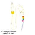 thumbnail image 4 of JoyMoreToys Cat Toys Indoor Cat Hanging Interactive Toy with Adjustable Elastic Rope Strap, Suitable for Cats Self Play Chase Exercise Mental and Recreational Activities, 4 of 6