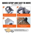thumbnail image 6 of VEVOR Heated Cat House Foldable Kitty Shelter with Heated Pad Blue Small, 6 of 10