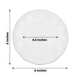 Efavormart 10 Pack | White 6" Round Plastic Dessert Salad Plates ...