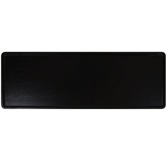 Bamboo Serving Tray - 26" x 9" x 0.75" - Black - 1 Tray
