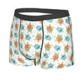 thumbnail image 2 of Wukai Sea Turtle Print Men’s Underwear Breathable Boxer Briefs,&nbsp;Moisture Wicking & Breathable-Large, 2 of 7