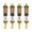 Gold, variant on 4x RC Shock Absorber, Front and Rear RC Shocks Damper Replacement Parts for 16207 16209 16210 H6 1/16 RC Hobby Car Model Gold