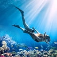 thumbnail image 3 of Snorkeling Gear for Adults, Dry-Top Snorkel Set Scuba Diving mask, 180°Panoramic Wide View Professional Snorkeling Gear Breathing Freely Snorkel Mask, 3 of 5