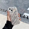 thumbnail image 1 of Funda de teléfono con diseño de onda elegante para iPhone 13, 12, 14 Pro Max, 11, niñas, mujeres, Linda funda coreana a prueba de golpes para iphone 13 pro Fivean unisex, 1 of 2