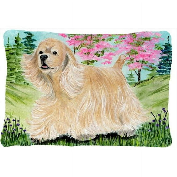 12 x 16 in. Cocker Spaniel Decorative Indoor & Outdoor Fabric Pillow