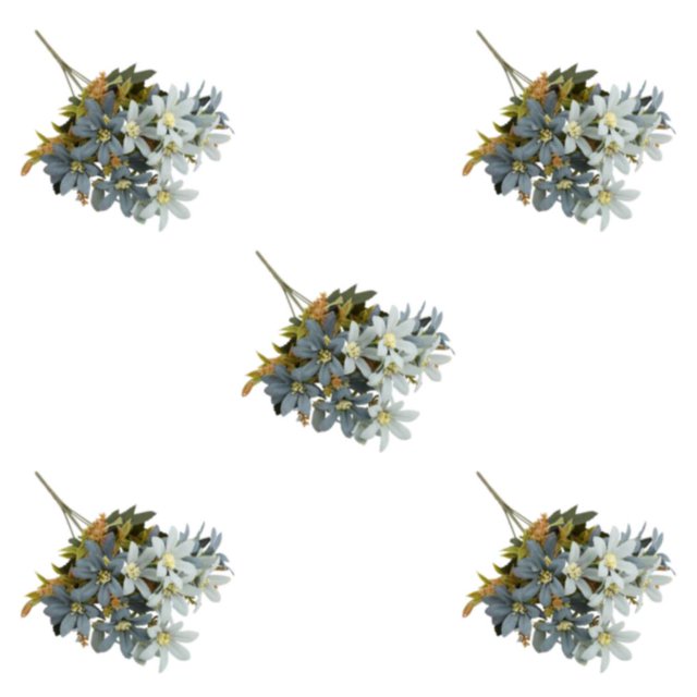 kurtrusly 1/2/3/5 Realistic Appearance Fake Flower Decoration For Life Long-lasting Durability Mini Lily2 5PCS