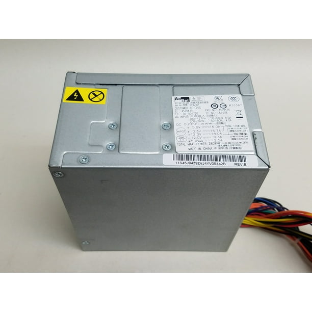 Refurbished AcBel PC6001 280W 24Pin ATX Desktop Power Supply