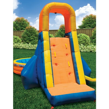 Banzai The Plunge Inflatable Water Slide and Pool