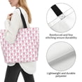 thumbnail image 3 of Easygdp Flamingo On Checkered Tote Bags for Women,Women Travel Shoulder Bags Handbags，Big Capacity Shopping Work Bag, 3 of 8