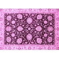 thumbnail image 1 of Ahgly Company Indoor Rectangle Oriental Purple Traditional Area Rugs, 3' x 5', 1 of 4