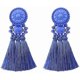 thumbnail image 1 of Bohemian Sment Thread Tassel Chaner Drop, 1 of 5