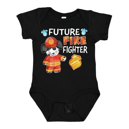 

Inktastic Future Fire Fighter with Cute Dalmatian Dog Gift Baby Boy or Baby Girl Bodysuit