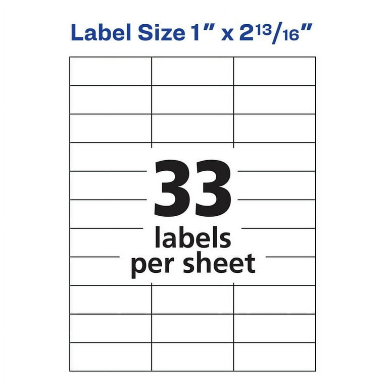 Avery Address Label - 3 2/5 Avery Address Label - 3 2/5