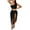 Black, variant on Hvot&aat Women's Summer Two-Piece Solid One Shoulder Tops And Slitted Skirt Dress Set Suit Twist Swimsuit Wrap Skirt