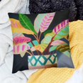 thumbnail image 2 of Patifu Indoor Home Decor  Design Throw Pillow,  Good Karma 18x18in, 2 of 5