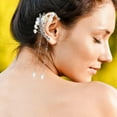 thumbnail image 4 of WHAMVOX Rhinestone Butterfly Ear Cuffs With Crystal Flower Tassels Non Pierced Ear Bone Clip For Women Ideal For Weddings Parties And Evening Events Boho Jewelry, 4 of 8