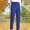 Blue, variant on Babysbule Womens Pants Women's Solid Pocket Corduroy Pants