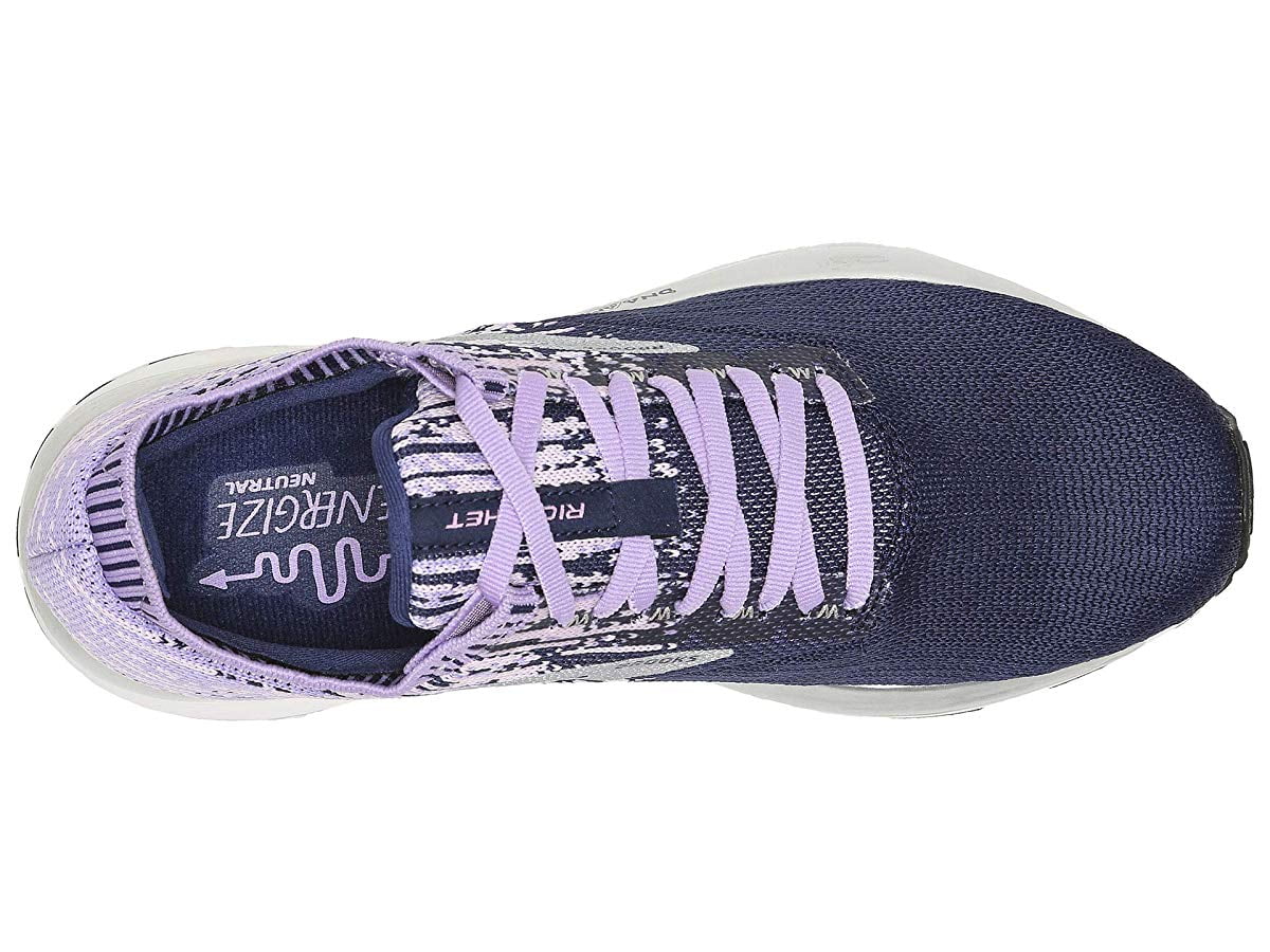 Brooks Womens Ricochet Running Shoes Purple/Lilac/Navy 