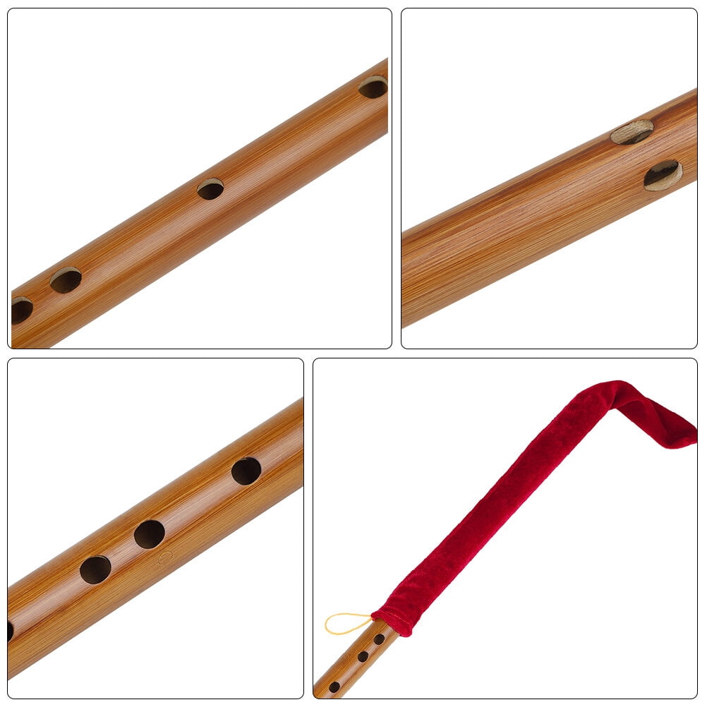 FOMIYES Traditional Small Kids Flute Set in Brown Color - Beginner Friendly Musical Instrument for Children