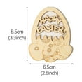 thumbnail image 2 of weibbin Wooden Easter Bunny Hanging Pendant Gift Wall Decorations Rabbit Easter Table Decorations Hanging Easter Honeycomb Centerpieces Easter Party Decorations, 2 of 5
