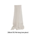 thumbnail image 4 of Cortina de gasa transparente para decoración de arcos,cortina de poliéster suave y fluida para ceremonia de boda,funda para respaldo de silla,telón de fondo para fiestas,tela romántica para, 4 of 7