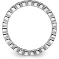 thumbnail image 2 of Solid Sterling Silver Stackable Expressions Rhodolite Garnet Ring - Ring Size 8.0-1.6gm, 2 of 7