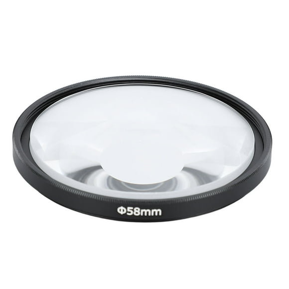 Spiral Halo Camera Lens Filter, 55mm Lens Filter Easy To Clean Optical Glass Professional for Landscape Videography