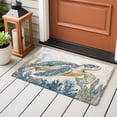thumbnail image 3 of Rectangle Rug 2x3ft Area Rug,Summer Sea Turtle Ocean Coral Area Rugs for Living Room Bedroom,Coastal Nautical Theme Floor Mat Non-Slip Non-Shedding Carpet Indoor Accent Rugs, 3 of 9