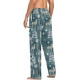 thumbnail image 5 of HPINK-T Xmas Wolf Pajama Pants for Men Pajama Bottoms Mens Pjs Sleep Lounge Pants with Pockets, 5 of 7