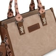 thumbnail image 3 of Wrangler Tote Bag for Women Western Retro Purse Top Handle Handbags with Aztec Strap, khaki, 3 of 8