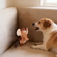 thumbnail image 6 of Sunset Pup Orange Elephant Snuffle Plush Dog Toy Squeaky Crinkle Sound Treat Dispensing Chew-Resistant for Puppy Teething Tug of War Interactive Toy for Light & Moderate Chewers, 6 of 7
