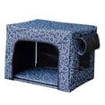 thumbnail image 4 of Refugio para gatos callejeros, cueva impermeable para mascotas, plegable para todas , 55x40x40cm, resistente a los arañazos, caseta para Estilo D Yinane Nido de tienda para gatos, 4 of 8