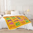 thumbnail image 2 of Couverture Jetée pour Enfants Alphabet Coloré Couverture Duveteuse pour Garçons Filles Chambre, 2 of 6