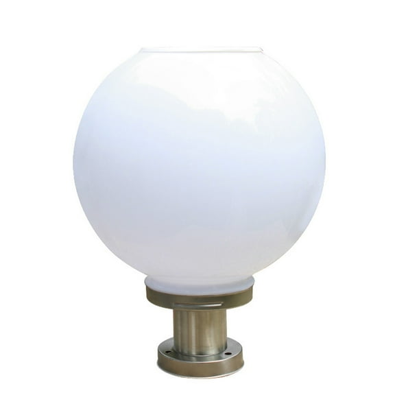 Exterior Post Lantern Waterproof IP55, Solar-Powered Stainless Steel LED Light For Country House, Door Posts