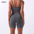 thumbnail image 4 of El conjunto de pantalones cortos con sujetador deportivo de yoga sin costuras es popular, 4 of 5