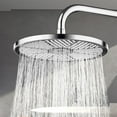 thumbnail image 5 of 10-Inch High Pressure Shower Head with Strong Water Output | Oversized Panel Design | ABS Material in Black or Silver | Easy Installation No Tools Needed, 5 of 6