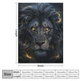 thumbnail image 4 of PIKWEEK Lion Blanket Comfort Warmth Blanket for Couch Bed Chair Office Sofa, 4 of 6