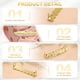 thumbnail image 3 of 2 Pcs Encanto para Agujetas para Zapatillas, Broches Decorativos para Agujetas para Zapatos Casual de Mujeres, Dorado (Frutos de Hawthorn), 3 of 7