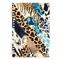 thumbnail image 2 of Cheetah Leopard Skin Ring Binder Notebook Journey Note Diary College Ruled Spiral Notebook Study Loose Leaf Paper A5 60 Pages, 2 of 8