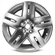 Wheel for 2006-2012 Chevrolet Impala 2006-2007 Chevrolet Monte Carlo 17 Inch 5 Lug Gray Aluminum Rim Fits R17 Tire - Exact OEM Replacement - Full-Size Spare