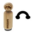 thumbnail image 1 of Rainbow with Clouds Solid Rubber Stamp for Scrapbooking Crafting Stamping - Medium 1 Inch, 1 of 7