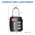 thumbnail image 2 of Candado TSA GIVERARE TSA551 3 Digitos Pack 2, 2 of 5