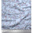 thumbnail image 1 of Soimoi Rayon Fabric Leaves & Floral Night Wear Print Sewing Fabric Yard 56 Inch Wide, 1 of 1