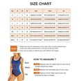thumbnail image 2 of YEJIMAN Blue Tankini Swimsuits for Women Tummy Control, Nylon Bathing Suit Tops for Women, Women's Plus Size Flower Printing Shaping Body One Swim Dresses Swimsuit, L, 2 of 7
