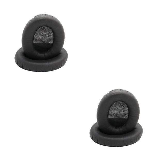 Cateissary 1 Pair Ear Cups Leather Oval Sponge Protection Replacement Parts Cushions Sleeve Hearing Earpads Repair for ATH-ANC7 Headphones 2piezas