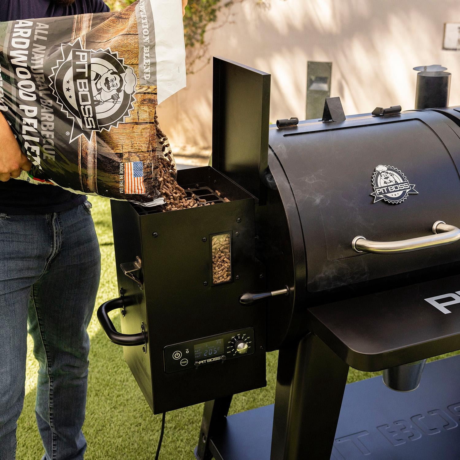 Pit Boss Charcoal and Pellet Combo Grill – Bluetooth® & Wi-Fi® Enabled